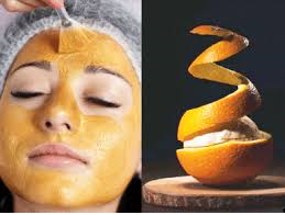 Face Mask Of Orange Peels