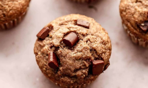 Healthy Banana Bread Chocolate Chip Muffins
