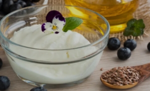 Cottage cheese and flexseed